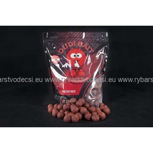 DUDI BAIT Boillies trvanlivé ,,MISTER RED-Super Hot,, 1kg.