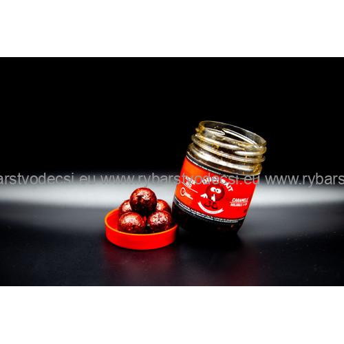 DUDI BAIT Chytacie boilies soluble v dipe MISTER RED-Super Hot 100g