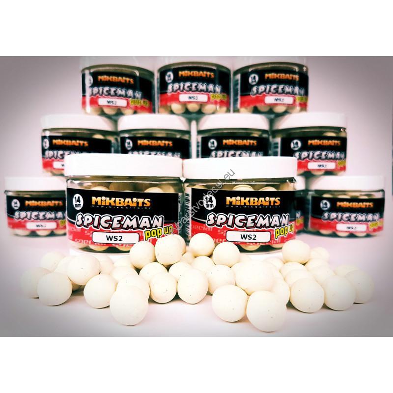 Mikbaits WS2 Spice pop-up boilies 14mm / 200ml