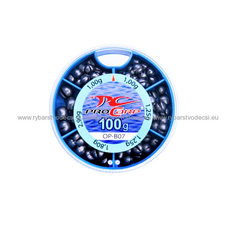 VYVAŽOVACIE OLOVKÁ PROCARP B07 – 100g; 1,00g-2,90g