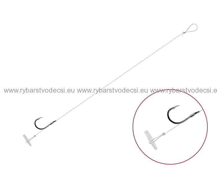 Feedrový nadväzec na šnúrke Delphin Proxi8 bal/6ks dĺž.8cm