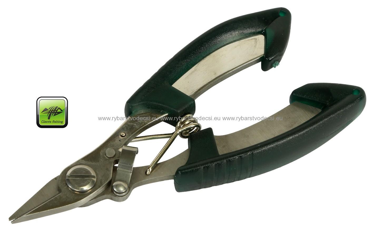 GIANTS FISHING nožnice BRAIDED LINE SCISSOR GREEN