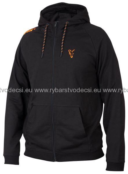 Fox Mikina Collection Black Orange Lightweight Hoodie 2XL