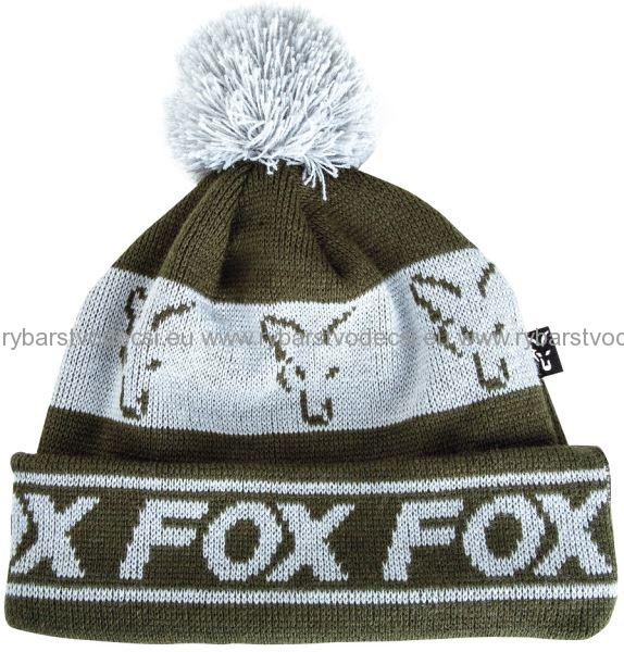 Fox Čiapka Green Silver Lined Bobble