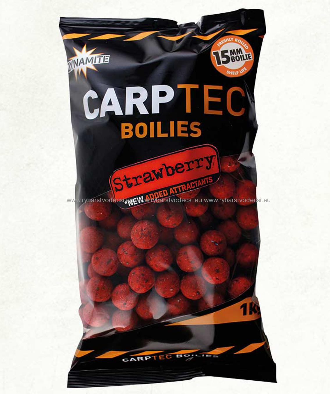 Boilies DYNAMITE BAITS Carp Tec Strawberry 1kg