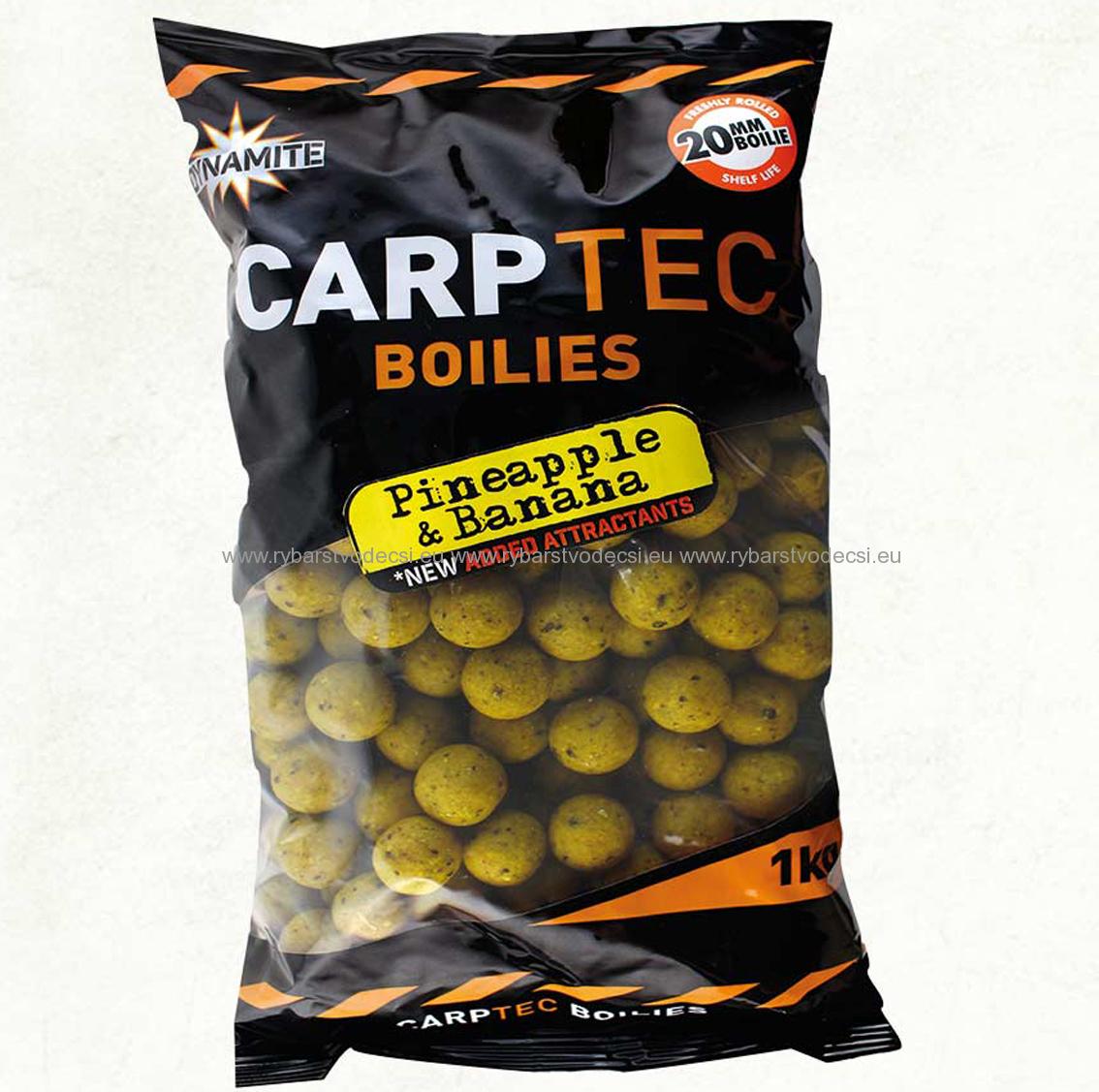 Boilies DYNAMITE BAITS Carp Tec Pineapple&Banana 1kg