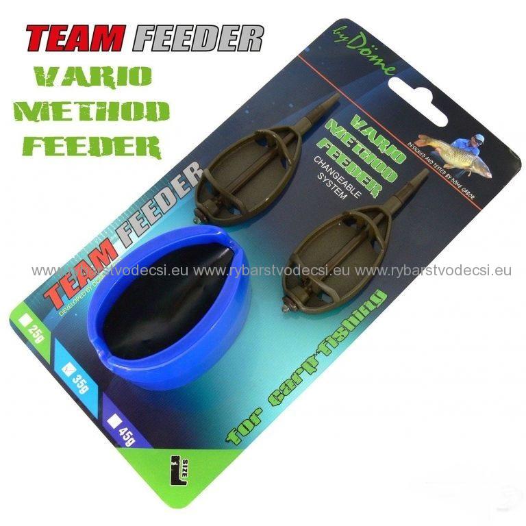 By Döme Team Feeder Vario Method feeder set L