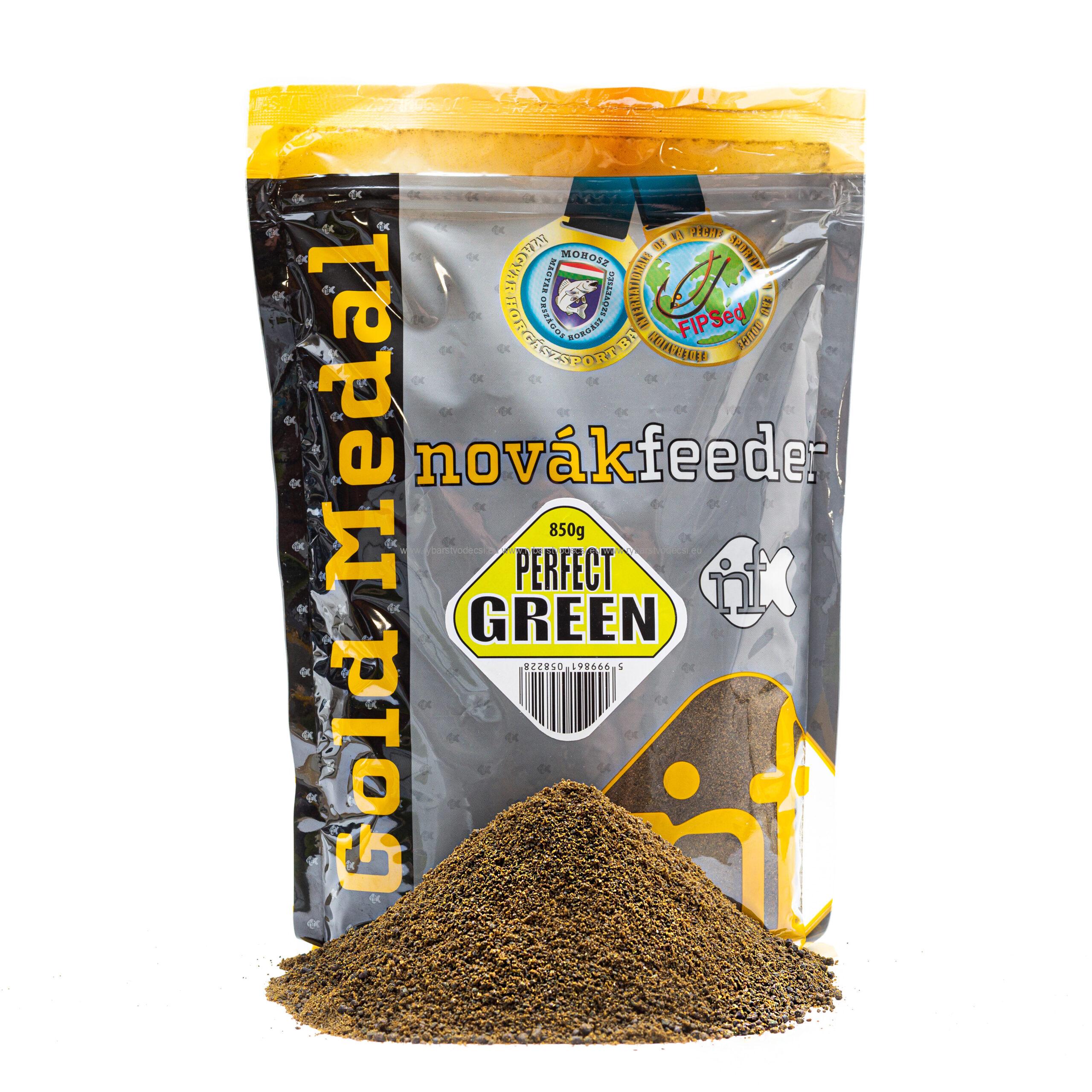 KRMIVO NOVÁK FEEDER  GOLD MEDAL 850G - Perfect Green
