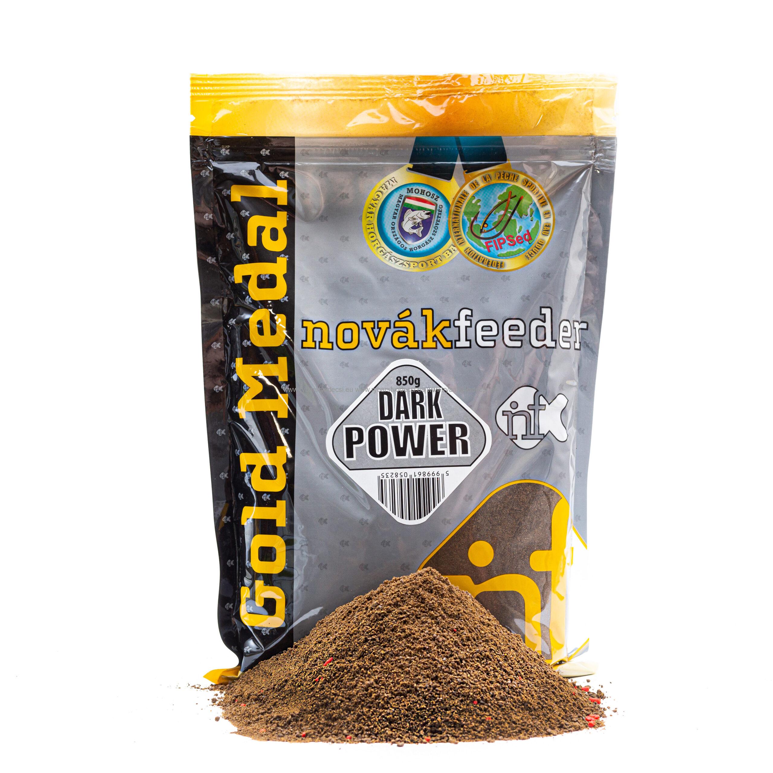 KRMIVO NOVÁK FEEDER GOLD MEDAL 850G - Dark Power