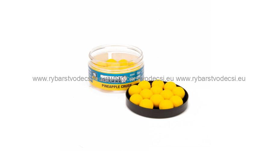Plávajúce Boilie Nash Instant Acting Pineapple Crush Pop Ups 15mm 35gr