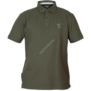FOX Collection Green & Silver Polo Shirt | polokošeľa