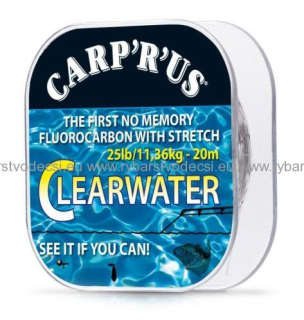 CARP ´R´ US Clearwater - nadväzcový fluorocarbon 20m