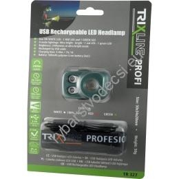 Čelovka Trixline USB Nabíjacia LED TR 327