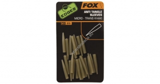 FOX Krátke Prevleky Anti Tangle Sleeves Khaki Micro 25ks