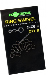 Korda Obratlíky s krúžkom Ring Swivels 8ks-11