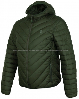 FOX Kabát Green/Silver Quilted Jacket