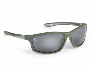 Polarizačné Okuliare FOX Sunglasses Green Silver Grey Lense