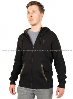 Fox Mikina LW Black Camo Print Zip Hoody