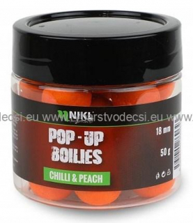 Nikl Plávajúce Boilies Chilli & Peach 50g