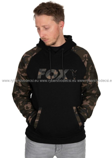 Fox Mikina Black Camo Raglan hoodie