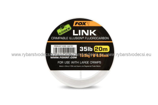 Fox Fluorocarbon Edges Link Illusion Číry 20 m - 0,53 mm 25 lb