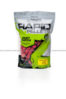 Mivardi Pelety - Rapid pellets Easy Catch - Jahoda (1kg | 8mm)