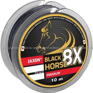 Jaxon Spletaná šnúra Black Horse 8X Premium 10m